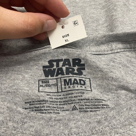 NWT Star Wars Merry Sithmas Grey T-Shirt - Picture 7 of 10